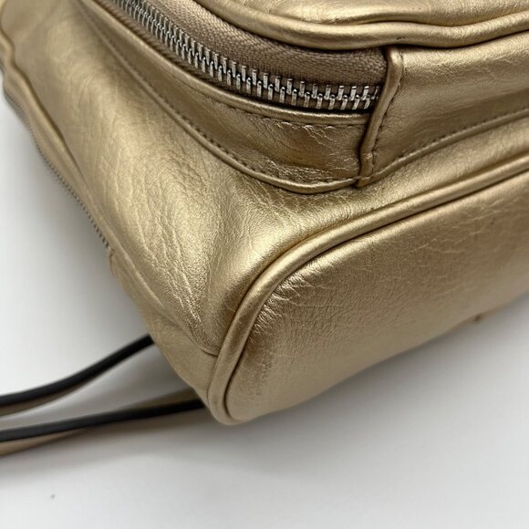 I.N.C. International Concepts Metallic Gold Farrah Backpack - Picture 6 of 12